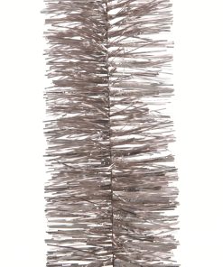 Tykk ROSA lametta girlander juleranke 270 cm.