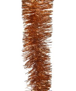 kobber farvet lametta guirlande ø7 og 270 centimeter lang