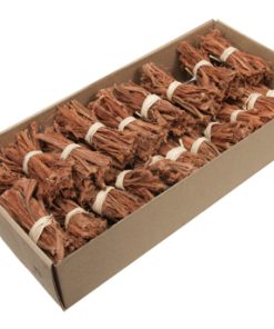 Naturdekoration - 25 Stk. Natürliche getrocknete Bündel Naturfasern. BRAUN