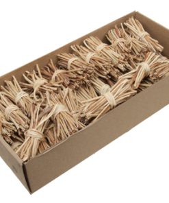 Natur dekorasjon - 25 stk. Lata stick, tørket små grener på wire. NATUR.