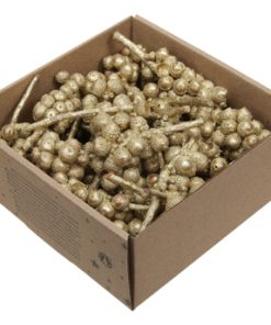 440 gram guldfarvede agern på små grene