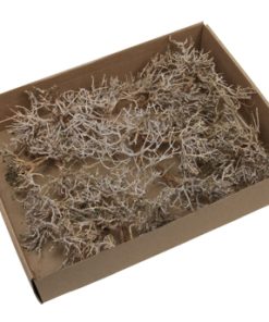 Naturdekoration - 20 Stück getrocknete buschige Zweige, natürlich braun