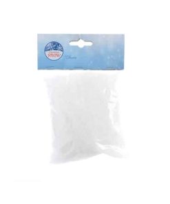 Künstlicher Schnee, loser Schnee für Weihnachtslandschaften, kleine Tüte à 12 Gramm. BILLIGER PREIS