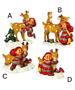 babynisse pige der krammer liggende dådyr rundt om halsen