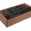 Finnisches Moos, SCHWARZ, natürliche Rentierflechte für Weihnachtsdekorationen. 1 Kiste à 500 g.