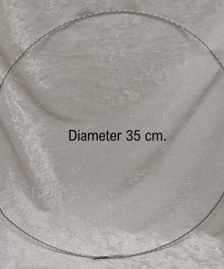 metalring ruflet kransringe med diameter på 35 centimeter til dekorationer