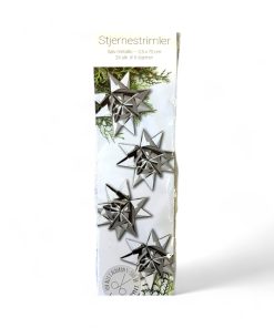stjernestrimler i sølv metallic 2