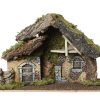 stald med loftrum som måler 29 x 43 x 19 centimeter