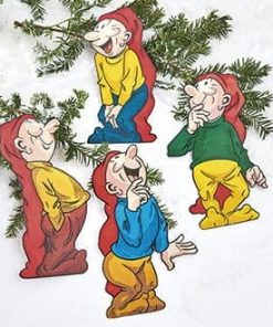 Bramming Kartonwichtel, gleiche Seiten, Old Time – 30 cm, 4 ass. Nostalgischer Weihnachtsschmuck