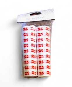 serpentiner med flag to ruller