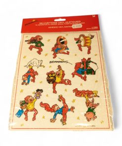 Bramming Wichtel, Vinylfiguren für Fenster, mit u.a. Geige, Tuba usw. - einfache Weihnachtsdekoration