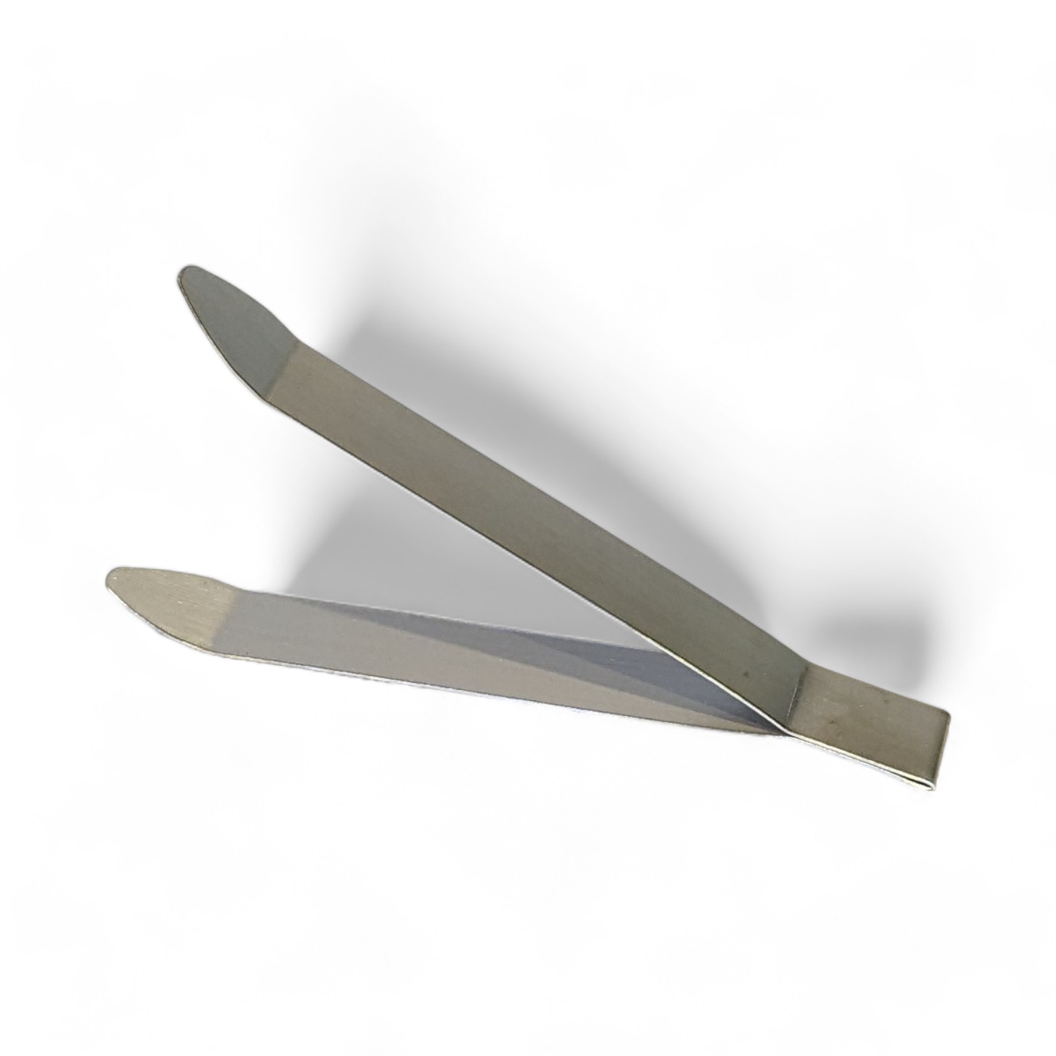 Lyseslukker, lysklemme i stål. Til stearinlys.