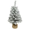 Künstlicher Weihnachtsbaum mit Schnee im Topf für den Innenbereich. Höhe 90 cm.