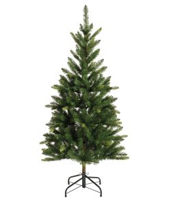 Kunstig innendørs juletre på fot med naturlig gren mix. Høyde 150 cm.