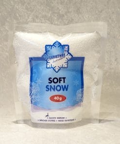 Künstlicher Schnee, loser Schnee für Weihnachtslandschaften, 40 g Beutel BILLIGER PREIS