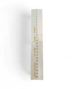 Talstrimmel til kalenderlys, SØLV 15 cm. Lag selv kalenderlys