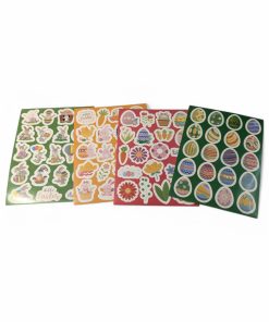 4 ark stickers med påskemotiv med påskemotiver til kreativ leg