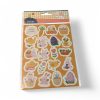 sæt med 4 ark påskestickers