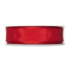 Dekorationsband mit Draht ROT. 25 mm. x 25 m.