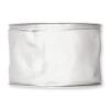 Breites Dekorationsband mit Draht. WEISS. 60 mm. 25 m.