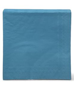 Mittagsservietten, TÜRKISBLAU, 20 Stk. 40 x 40 cm. Asp-Holmblad