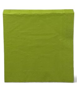 20 styk kiwifarvede middagservietter 40 x 40 centimeter fra asp-holmblad