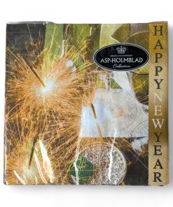smukke nytårsservietter med happy new year