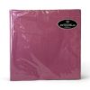 Ensfargede MIDDAGS servietter, plommefarget 20 stk. 3-lags 40 x 40 cm.