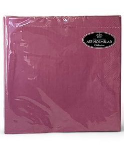 Einfarbige MITTAGS-Servietten, pflaumenfarben 20 Stk. 3-lagig 40 x 40 cm.