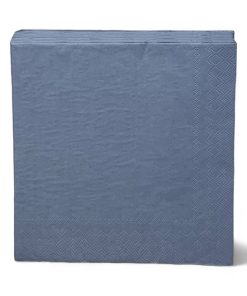 20 styk støvblå middagservietter 40 x 40 centimeter fra asp-holmblad