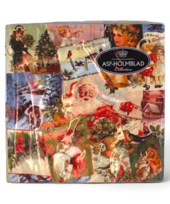 Juleservietter, FLERFARGET, Christmas collage, 20 stk. Lunsjservietter