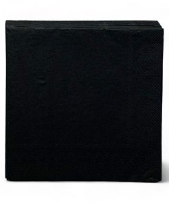 Mittagsservietten, SCHWARZ, 20 Stk. 33 x 33 cm. Asp-Holmblad