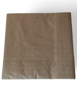 20 styk khaki frokostservietter 33 x 33 centimeter fra asp-holmblad
