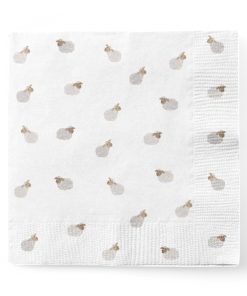 Osterservietten mit Lamm. 20 Stk. Mittagessen Größe 33 x 33 cm.