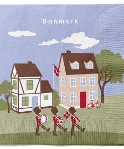 Servietten im dänischen Design mit Garder. 20 Stk. Mittagessen