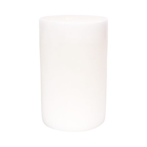 Kubbelys, hvit, 9,5 x 14,5 cm, 100% stearin