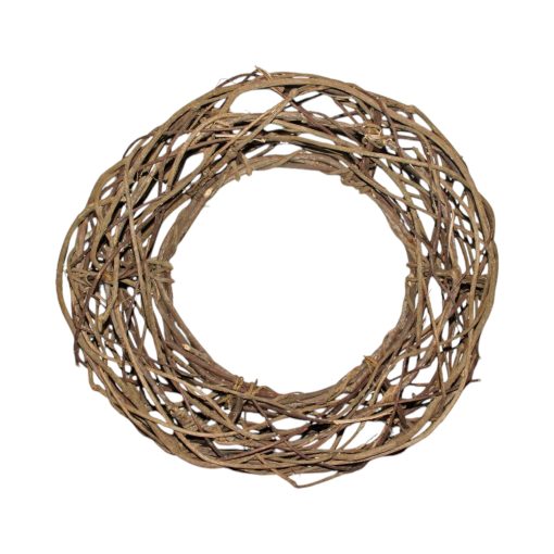 Krans av grener. Diam. 24 cm.