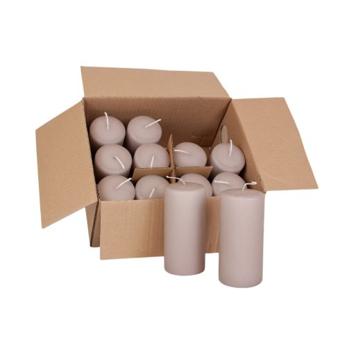 Kubbelys, beige, 5,8 x 11,5 cm (12 stk.)