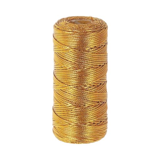 Guld snor på stor rulle med 100 meter
