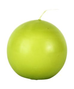 Kuglelys, lime, Ø8 cm