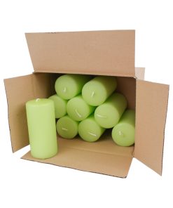 Bloklys, lysgrøn, 5,8 x 11,5 cm (9 stk.)