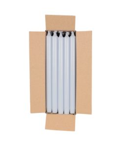 Kronelys, BABY BLÅ, 30 cm., 100% stearin (20 stk.)