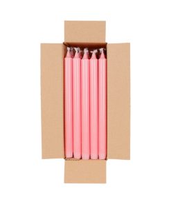 Tafelkerze, ROSA, 27,5 cm., 100% reines Stearin (20 Stk.)
