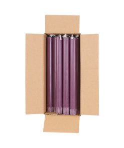 Tafelkerze mit flacher Spitze, BLOMME, 24 cm., 100% reines Stearin (18 Stk.)