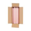 Tafelkerze, LYS PASTEL ROSA, 24 cm., 100% reines Stearin (18 Stk.)