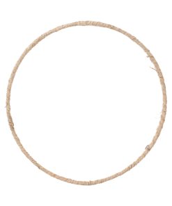 metalring belagt med natur snor diameter 25 centimeter