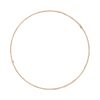 Metalring, krans belagt med natursnor, 35 cm.