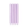 Jættelys, LAVENDEL LILA, 29 x 3 cm. (2,2 cm.), 100% reines Stearin (4 stk.)