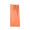 Tafelkerze, laubfall orange, 1,2 x 30 cm, 100% reines Stearin (10 Stk.)
