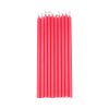Tafelkerze, dunkel kirschrot, 1,2 x 30 cm, 100% reines Stearin (10 Stk.)